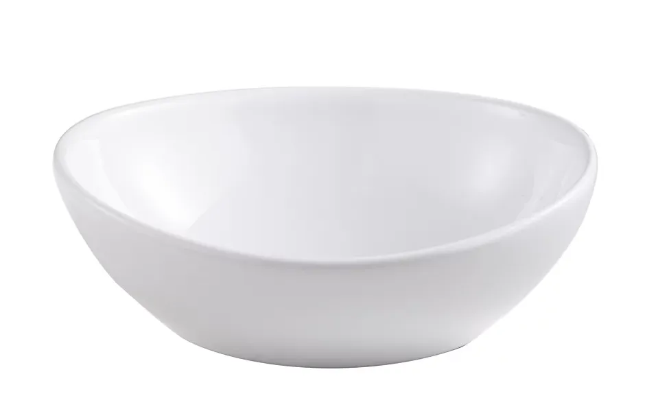 GoodHome Vasque à poser ovale céramique blanche Nessa* Vasque À Poser