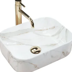 Rea Vasque À Poser Demi Mini Shiny Aiax White Rectangle