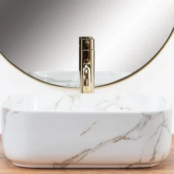 Rea Vasque À Poser Demi Mini Shiny Aiax White Rectangle
