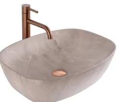Rea Vasque À Poser Freja Beige Oval* Vasque À Poser