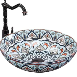 Rea Vasque À Poser Mexico Multicolour Oval* Vasque À Poser
