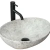 Rea Vasque À Poser Sofia Light Stone Grey Oval