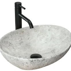 Rea Vasque À Poser Sofia Light Stone Grey Oval