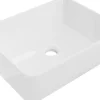 Silla Global Vasque à poser rectangulaire, céramique 48x37x13 cm Blanc