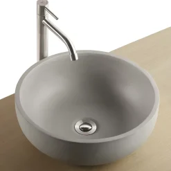 Homesight Vasque à poser ronde béton allégé Kult