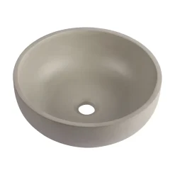 Homesight Vasque à poser ronde béton allégé Kult