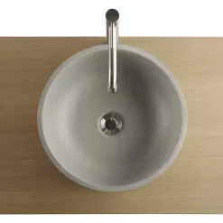 Homesight Vasque à poser ronde béton allégé Kult