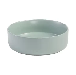 Homesight Vasque à poser ronde céramique vert sauge Ø36 x H.12 cm Romeo* Vasque À Poser
