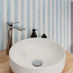 GoodHome Vasque à poser ronde céramique blanc brillant Cavally