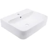Schulte Vasque À Poser Dara - 60,5 X 47 X 14,5 Cm - Rectangulaire - Blanc* Vasque À Poser