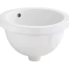 Sanindusa Vasque a encastrer par dessus céramique traditionnelle WCA blanc (compatible avec colonne WCA)* Vasque À Encastrer