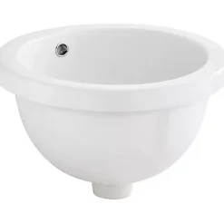 Sanindusa Vasque a encastrer par dessus céramique traditionnelle WCA blanc (compatible avec colonne WCA)* Vasque À Encastrer