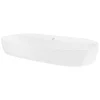 Ml-Design Vasque a poser ovale blanc en ceramique lavabo pour salle de bain 800x400x120 mm* Vasque À Poser
