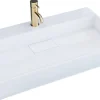 Rea Vasque En Conglomérat Goya 70 White* Vasque À Poser