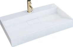 Rea Vasque En Conglomérat Goya 70 White* Vasque À Poser