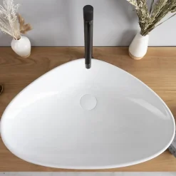 Wanda Collection Vasque en céramique à poser Travis 59cm* Vasque À Poser