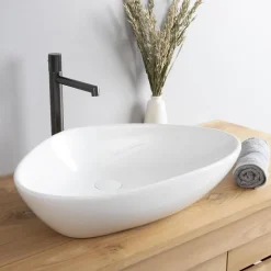 Wanda Collection Vasque en céramique à poser Travis 59cm* Vasque À Poser