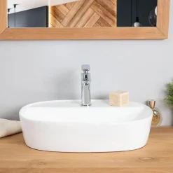Wanda Collection Vasque en céramique avec plage Bahia 50cm