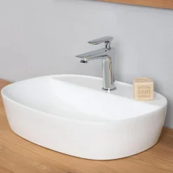 Wanda Collection Vasque en céramique avec plage Bahia 50cm
