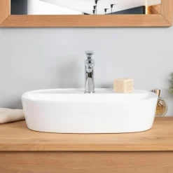 Wanda Collection Vasque en céramique avec plage Bahia 50cm