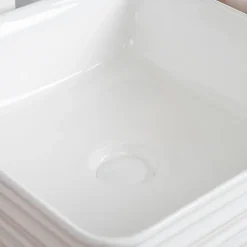 Wanda Collection Vasque en céramique carré Trooper 39cm