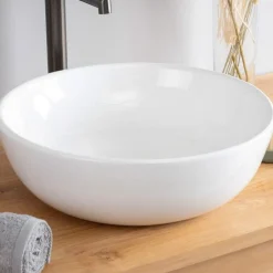 Wanda Collection Vasque ronde en céramique Siam 41cm