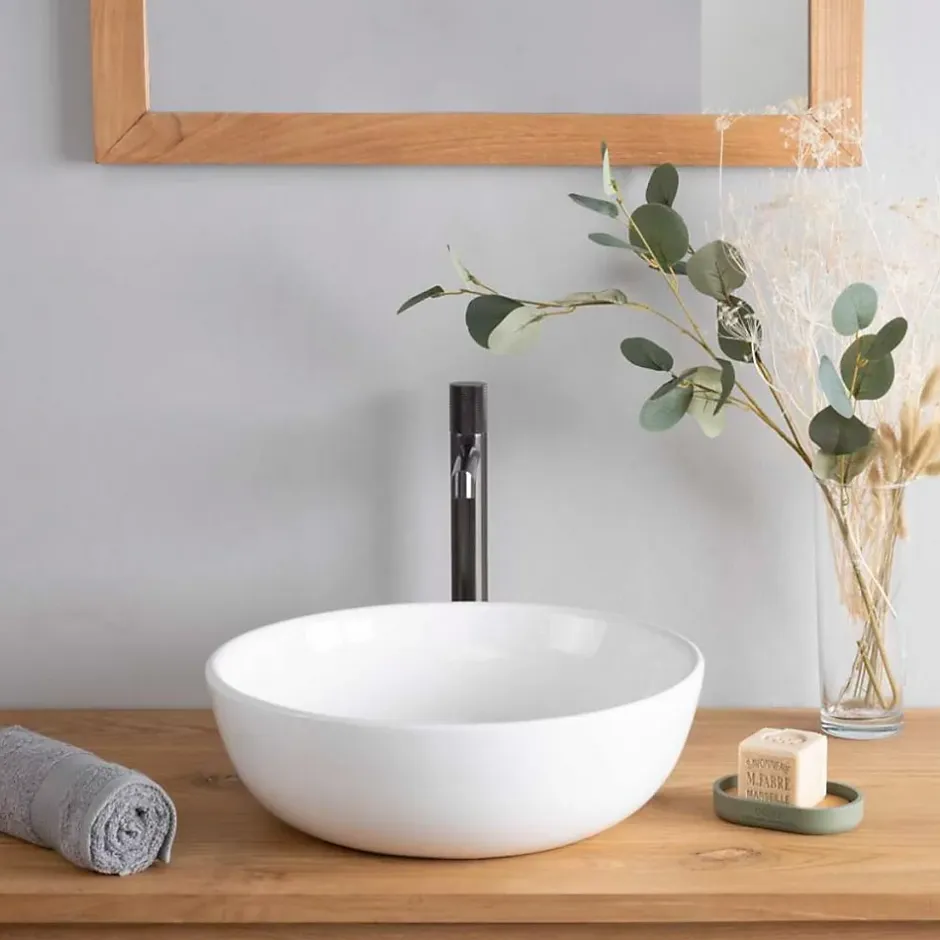 Wanda Collection Vasque ronde en céramique Siam 41cm