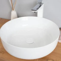 Wanda Collection Vasque ronde en céramique Ipso 45cm