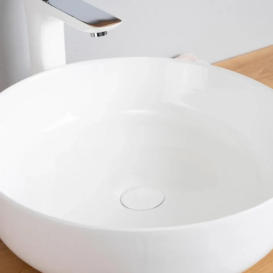 Wanda Collection Vasque ronde en céramique Ipso 45cm