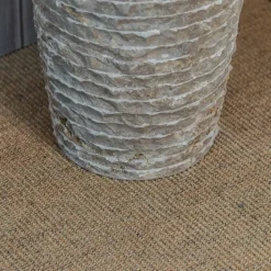 Wanda Collection Vasque salle de bain sur pied en marbre Florence gris
