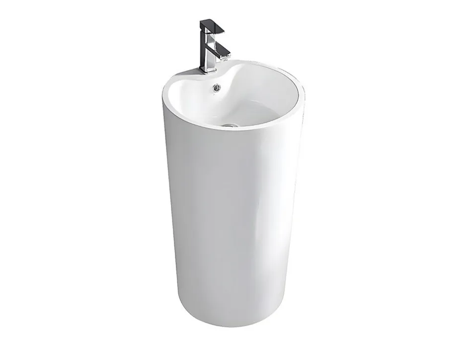 Vente-unique Vasque sur pied cylindrique TOTAM