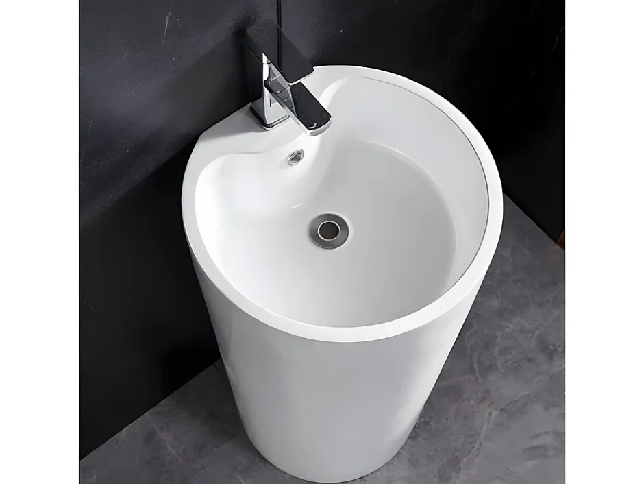 Vente-unique Vasque sur pied cylindrique TOTAM