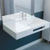 Cuisibane Vasque suspendue EVIDENCE 90 cm déporté à droite- Blanc* Plan Vasque Lave-Mains