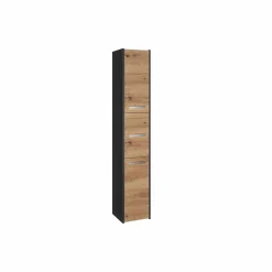 Topeshop VERONA - Armoire de salle de bains - 170x30x30 cm - Meuble colonne de rangement SDB