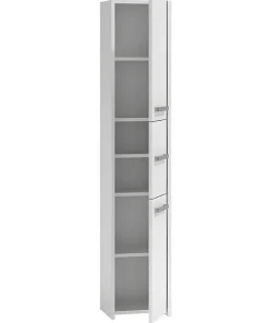 Topeshop VERONA - Colonne de salle de bain 30x30x170 - Meuble salle de bain - Rangement salle de bain - Colonne rangement* Colonne De Salle De Bains|Meuble De Salle De Bains Faible Profondeur