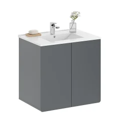 Vicco Meuble sous lavabo Gris* Lave-Mains