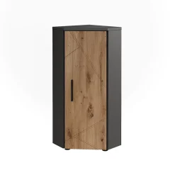 Vicco Armoire dangle Anthracite/Artisan 33x81cm avec 3 étagères