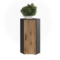 Vicco Armoire dangle Anthracite/Artisan 33x81cm avec 3 étagères