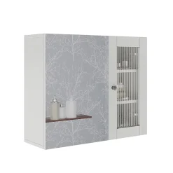 Vicco Armoire de toilette Blanc 60x50cm avec miroir* Armoire De Toilette