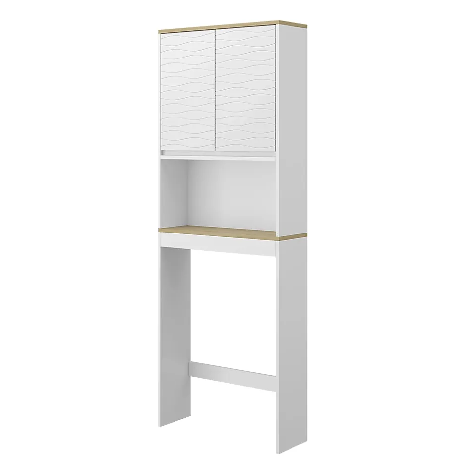 Vicco Armoire de toilette Blanc 60x163cm