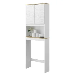 Vicco Armoire de toilette Blanc 60x163cm