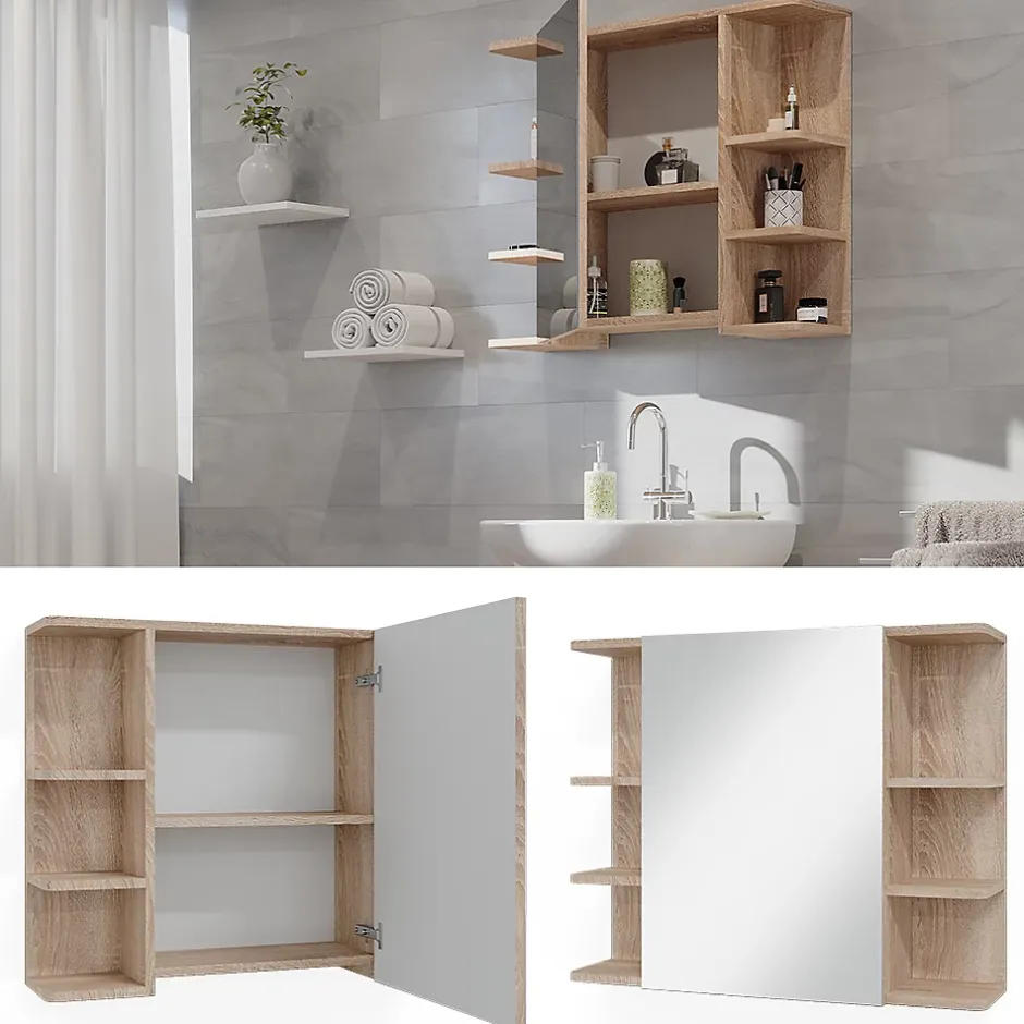 Vicco Armoire de toilette Sonoma 79.6x64cm* Armoire De Toilette