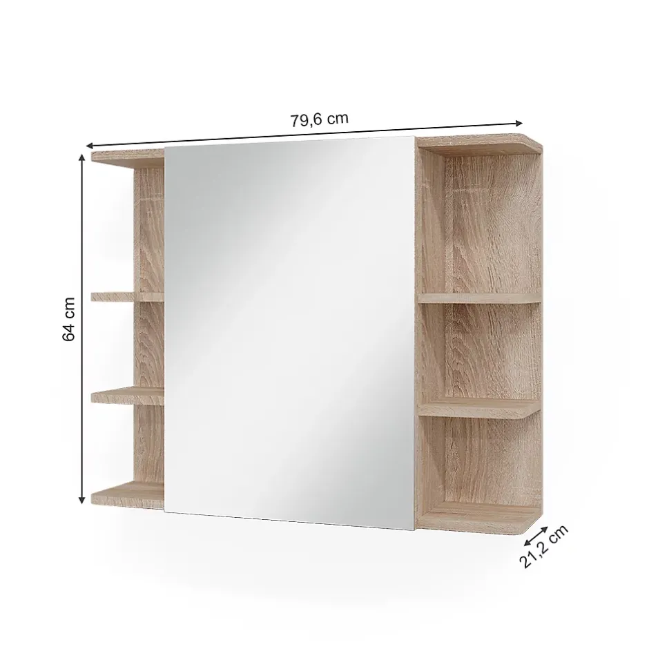 Vicco Armoire de toilette Sonoma 79.6x64cm* Armoire De Toilette