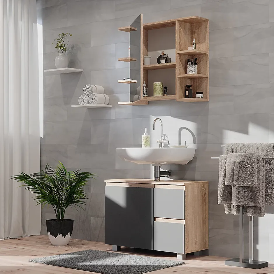Vicco Armoire de toilette Sonoma 79.6x64cm* Armoire De Toilette