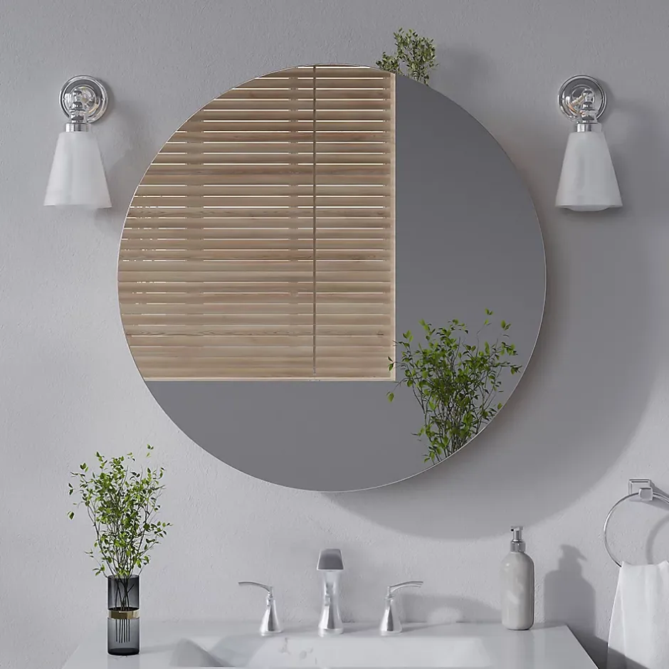 Vicco Armoire de toilette Chêne de force doré 70x70cm avec 2 compartiments* Armoire De Toilette