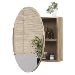 Vicco Armoire de toilette Chêne de force doré 70x70cm avec 2 compartiments* Armoire De Toilette