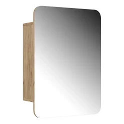 Vicco Armoire de toilette Chêne de force doré 70x50cm avec des étagères