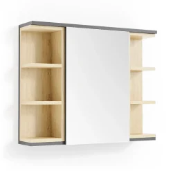 Vicco Armoire de toilette Anthracite 79.6x64cm