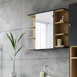 Vicco Armoire de toilette Anthracite 79.6x64cm