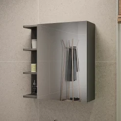 Vicco Armoire de toilette Anthracite 62x64cm